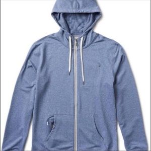 Vuori Mens Movement zip-up hoodie, Blue